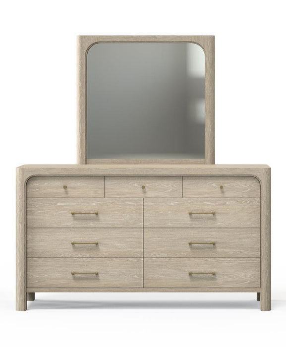 Solano - 9-Drawer Bedroom Dresser With Mirror - Weathered Mango – Dresser & Mirror by Coaster Fine Furniture at Furniture Wholesale Plus , Nashville furniture store