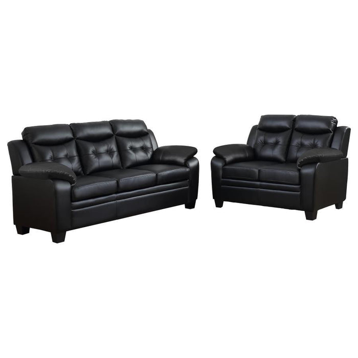 Finley - Upholstered Padded Arm Tufted Sofa Set – Stationary Sofas & Loveseats by CoasterEveryday at Furniture Wholesale Plus , Nashville furniture store