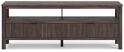 Cadmori - Extra Large TV Stand - Brown – TV Stands by Signature Design by Ashley® at Furniture Wholesale Plus , Nashville furniture store