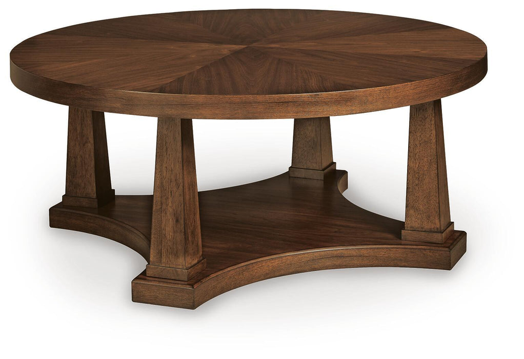 Rustic Plains - Round Table – End Tables by Signature Design by Ashley® at Furniture Wholesale Plus , Nashville furniture store