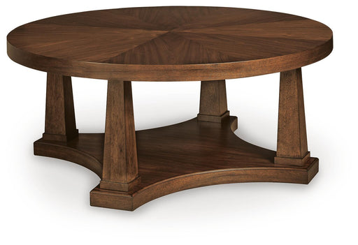 Rustic Plains - Round Table – End Tables by Signature Design by Ashley® at Furniture Wholesale Plus , Nashville furniture store