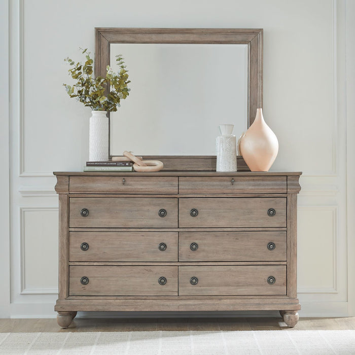 Rustic Traditions - 8 Drawer Dresser – Dresser & Mirror by Liberty Furniture at Furniture Wholesale Plus , Nashville furniture store