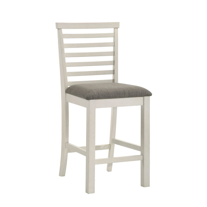 Brook Bay - Upholstered Ladder Back Counter Chair (RTA) – Counter Chairs by Liberty Furniture at Furniture Wholesale Plus , Nashville furniture store