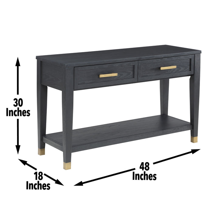 Yves - Sofa Table - Black – Sofa Tables by Steve Silver Furniture at Furniture Wholesale Plus , Nashville furniture store