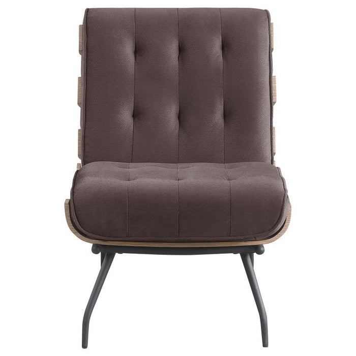 Aloma - Upholstered Tufted Armless Accent Chair – Armless Chairs by Coaster Fine Furniture at Furniture Wholesale Plus , Nashville furniture store