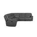 Camaro - 6 Piece Sectional - Nugget Gray – Reclining Sectionals by Elements International at Furniture Wholesale Plus , Nashville furniture store