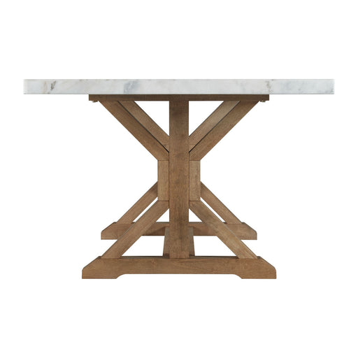 Lakeview - Marble Standard Height Rectangular Dining Table - White – Dining Tables by Elements International at Furniture Wholesale Plus , Nashville furniture store