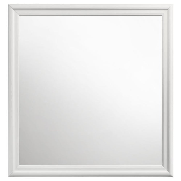 Louis Philippe - 38.25" Dresser Mirror - White – Mirrors by Coaster Fine Furniture at Furniture Wholesale Plus , Nashville furniture store
