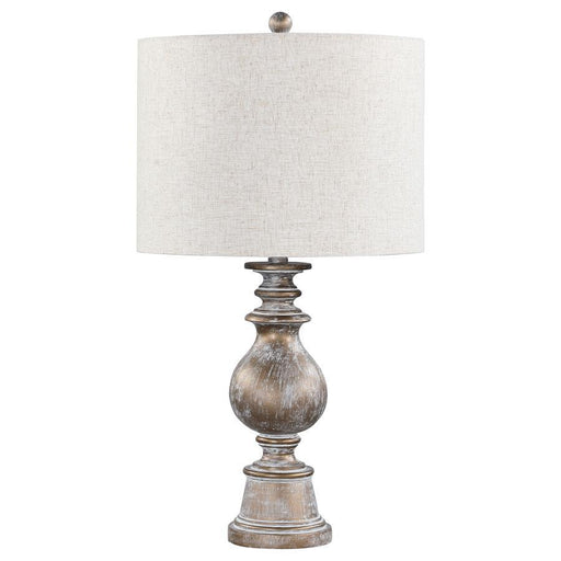 Brie - Drum Shade Urn Table Lamp - Antique Gold - Premium Table Lamps from CoasterEveryday - Just $119! Shop now at Furniture Wholesale Plus  We are the best furniture store in Nashville, Hendersonville, Goodlettsville, Madison, Antioch, Mount Juliet, Lebanon, Gallatin, Springfield, Murfreesboro, Franklin, Brentwood