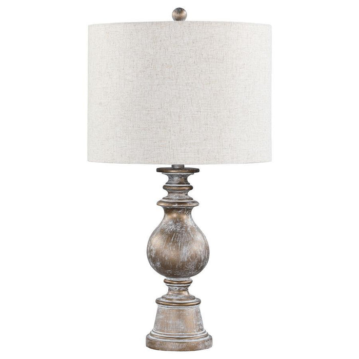 Brie - Drum Shade Urn Table Lamp - Antique Gold - Premium Table Lamps from CoasterEveryday - Just $119! Shop now at Furniture Wholesale Plus  We are the best furniture store in Nashville, Hendersonville, Goodlettsville, Madison, Antioch, Mount Juliet, Lebanon, Gallatin, Springfield, Murfreesboro, Franklin, Brentwood
