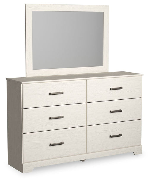 Stelsie - Dresser, Mirror - White – Dresser & Mirror by Signature Design by Ashley® at Furniture Wholesale Plus , Nashville furniture store