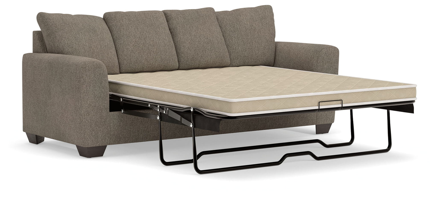Triston-Peaks - Queen Sofa Sleeper - Suede – Sleeper Sofas by Benchcraft® at Furniture Wholesale Plus , Nashville furniture store