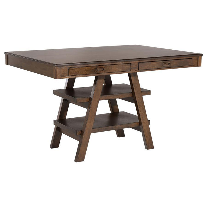 Dewey - Rectangular Counter Height Dining Table - Walnut – Counter Tables by CoasterEssence at Furniture Wholesale Plus , Nashville furniture store