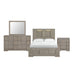 Kelis - 4 Piece Bedroom Set With Queen Panel Bed And LED - Gray – 4 Piece Bedroom Sets by Elements International at Furniture Wholesale Plus , Nashville furniture store