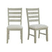 Farmington - Ladder Back Dining Side Chair (Set of 2) - Washed Stone / Light Beige – Chair Sets by Elements International at Furniture Wholesale Plus , Nashville furniture store