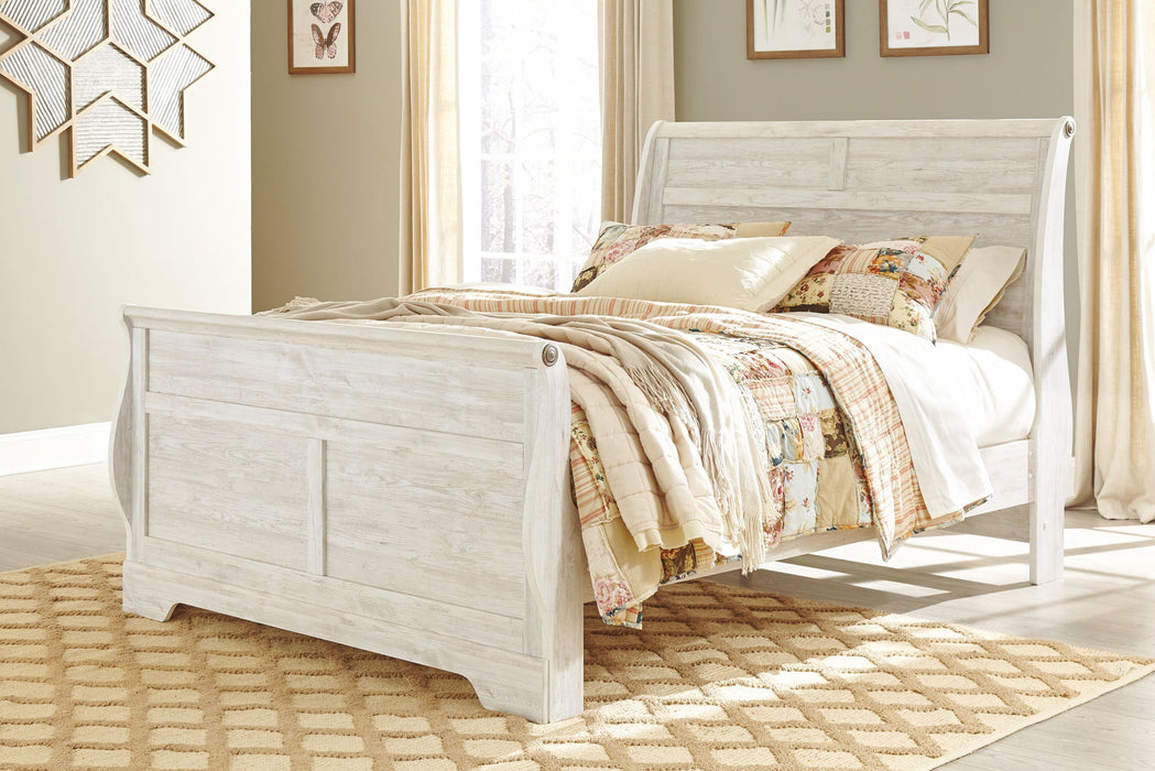 Willowton - Bed – Sleigh Beds by Signature Design by Ashley® at Furniture Wholesale Plus , Nashville furniture store