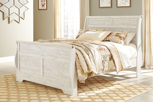 Willowton - Bed – Sleigh Beds by Signature Design by Ashley® at Furniture Wholesale Plus , Nashville furniture store