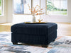 SimpleJoy - Oversized Accent Ottoman - Navy – Accent Ottomans by Signature Design by Ashley® at Furniture Wholesale Plus , Nashville furniture store