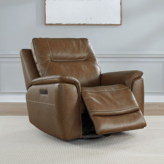Collins - Swivel Glider Recliner P3 - York Chestnut – Swivel Glider Chairs by Liberty Furniture at Furniture Wholesale Plus , Nashville furniture store
