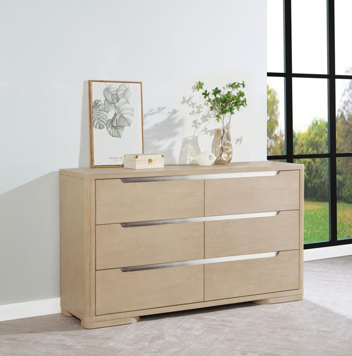 Ladera - 6-Drawer Bedroom Dresser – Dressers by Coaster Fine Furniture at Furniture Wholesale Plus , Nashville furniture store