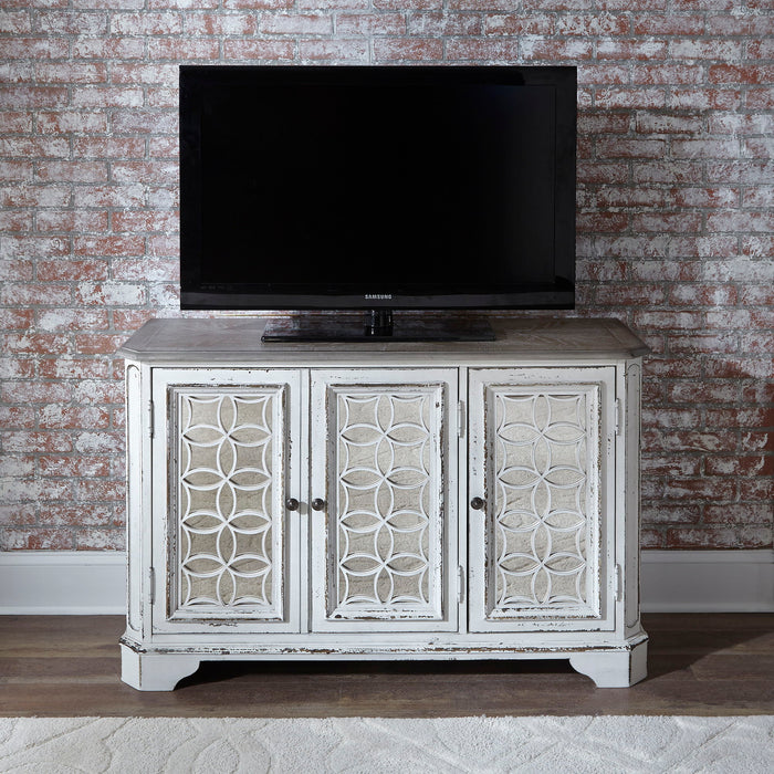 Magnolia Manor - Hall Console - Antique White – TV Stands by Liberty Furniture at Furniture Wholesale Plus , Nashville furniture store