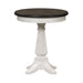 Allyson Park - Chair Side Table - Wirebrushed White / Charcoal – Chair Side Tables by Liberty Furniture at Furniture Wholesale Plus , Nashville furniture store