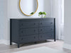 Simmenfort - Six Drawer Dresser - Navy Blue – Dressers by Signature Design by Ashley® at Furniture Wholesale Plus , Nashville furniture store