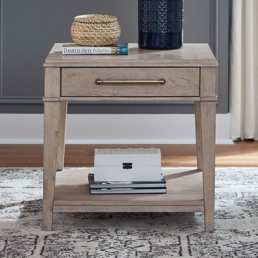 New Haven - End Table - Sanctuary White – End Tables by Liberty Furniture at Furniture Wholesale Plus , Nashville furniture store
