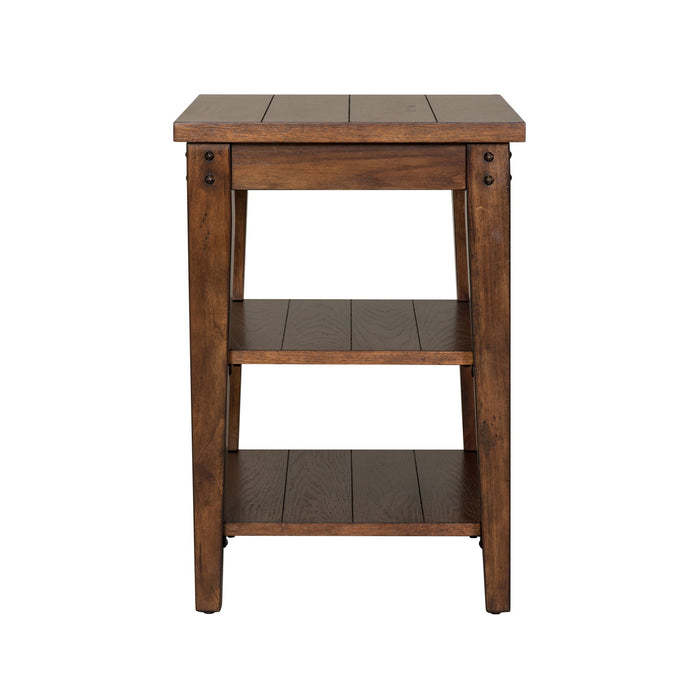 Lake House - Tiered Table – Chair Side Tables by Liberty Furniture at Furniture Wholesale Plus , Nashville furniture store