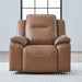 Callihan - Swivel Glider Recliner P3 - York Butternut – Swivel Glider Chairs by Liberty Furniture at Furniture Wholesale Plus , Nashville furniture store