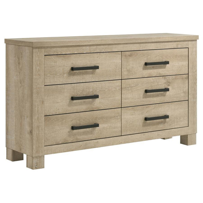 Oakglen - 6-Drawer Bedroom Dresser – Dressers by Coaster Fine Furniture at Furniture Wholesale Plus , Nashville furniture store
