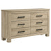 Oakglen - 6-Drawer Bedroom Dresser – Dressers by Coaster Fine Furniture at Furniture Wholesale Plus , Nashville furniture store
