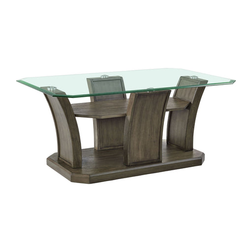 Dapper - Rectangular Coffee Table - Gray – Coffee Tables by Elements International at Furniture Wholesale Plus , Nashville furniture store