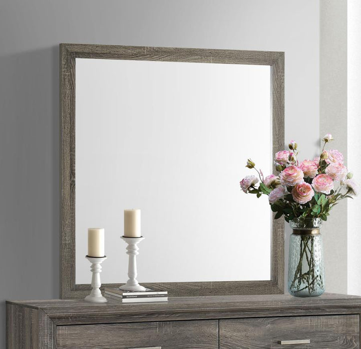 Wright - Dresser Mirror - Brown Oak – Mirrors by Coaster Fine Furniture at Furniture Wholesale Plus , Nashville furniture store