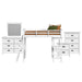 Hampton Kids - Loft With Ladder And Desk With Speaker Bedroom Set – 3 Piece Bedroom Sets by Elements International at Furniture Wholesale Plus , Nashville furniture store