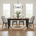 Heritage - Rectangular Dining Table With 18" Leaf - Oak Brown And Black – Dining Tables by Elements International at Furniture Wholesale Plus , Nashville furniture store