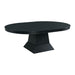 Maddox - Oval Dining Table - Black – Dining Tables by Elements International at Furniture Wholesale Plus , Nashville furniture store