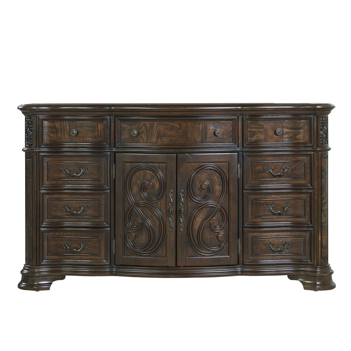 Royale - Dresser - Dark Brown – Dressers by Steve Silver Furniture at Furniture Wholesale Plus , Nashville furniture store