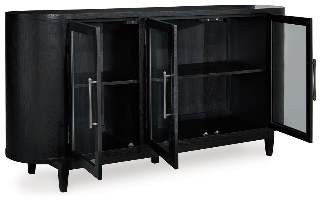 Rowanbeck - Dining Room Server - Black – Servers by Signature Design by Ashley® at Furniture Wholesale Plus , Nashville furniture store