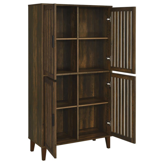 Elouise - 4 Door Engineered Wood Tall Accent Cabinet - Dark Pine – Accent Cabinets by Coaster Fine Furniture at Furniture Wholesale Plus , Nashville furniture store