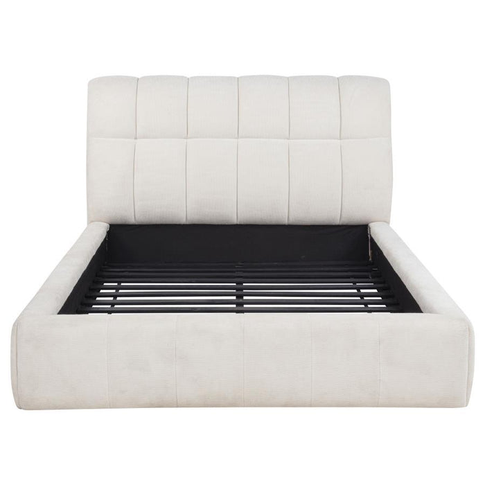 Nollet - Upholstered Platform Bed – Upholstered Beds by Coaster Fine Furniture at Furniture Wholesale Plus , Nashville furniture store