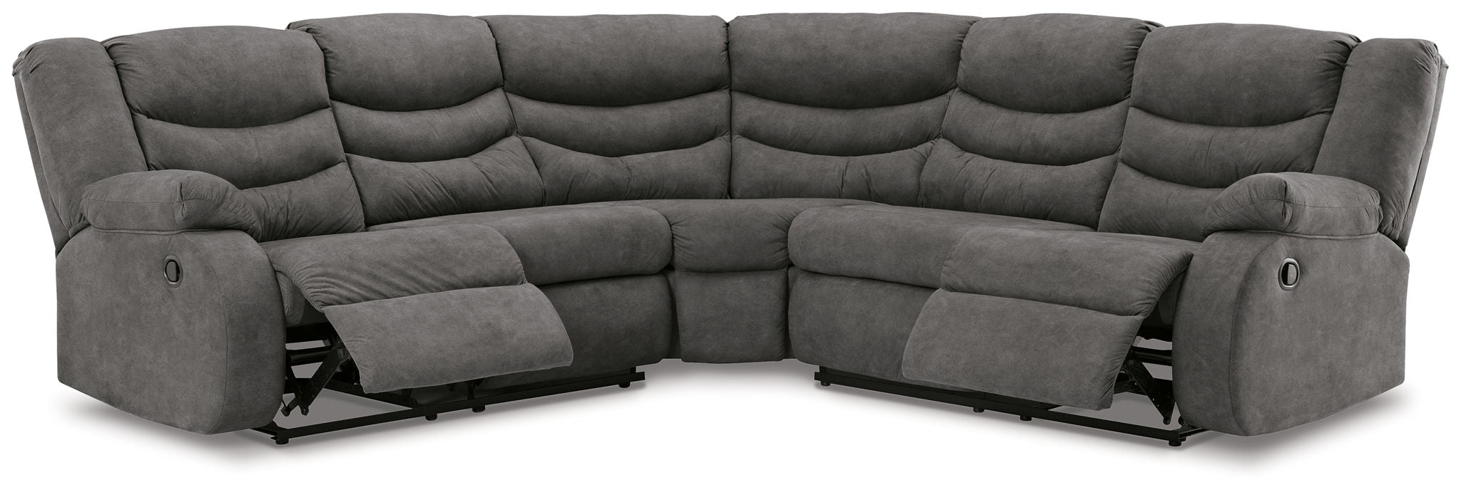 Partymate - Reclining Sectional – Reclining Sectionals by Signature Design by Ashley® at Furniture Wholesale Plus , Nashville furniture store