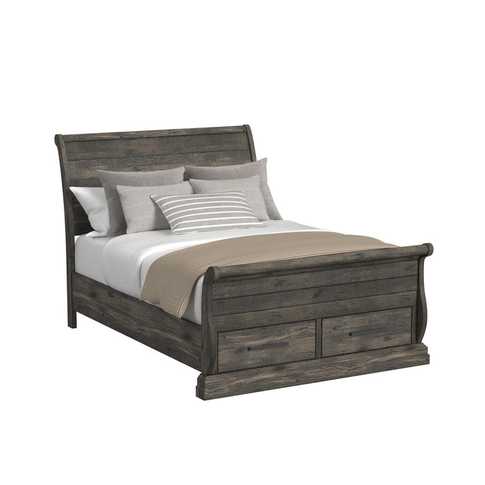 Park Ridge - Sleigh Storage Bed – Storage Beds by Elements International at Furniture Wholesale Plus , Nashville furniture store