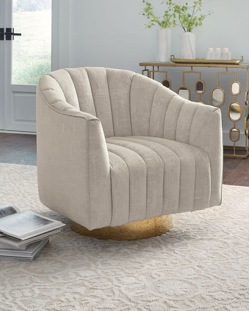 Penzlin - Pearl - Swivel Accent Chair - Premium Swivel Chairs from Signature Design by Ashley® - Just $468! Shop now at Furniture Wholesale Plus  We are the best furniture store in Nashville, Hendersonville, Goodlettsville, Madison, Antioch, Mount Juliet, Lebanon, Gallatin, Springfield, Murfreesboro, Franklin, Brentwood