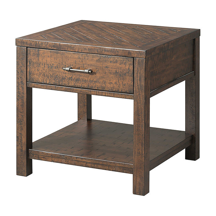 Jax - End Table - Dark Walnut – End Tables by Elements International at Furniture Wholesale Plus , Nashville furniture store