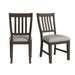 Yellowstone - Dining Side Chair (Set of 2) - Medium Brown / Gray – Chair Sets by Elements International at Furniture Wholesale Plus , Nashville furniture store