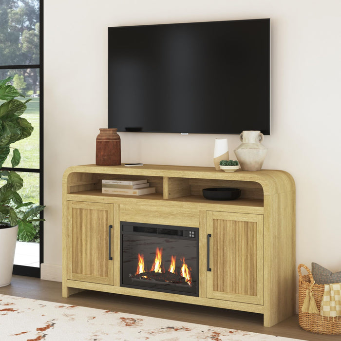 Ridgemont - Complete Fireplace Cabinet – Fireplace TV Stands by Elements International at Furniture Wholesale Plus , Nashville furniture store