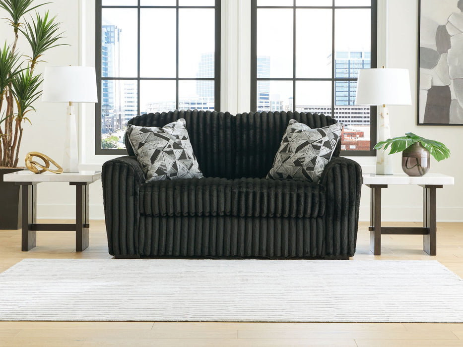 Midnight-Madness - Loveseat – Stationary Loveseats by Signature Design by Ashley® at Furniture Wholesale Plus , Nashville furniture store