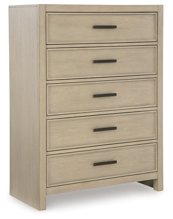 Calmoro - Five Drawer Chest - Gray – Accent Chests by Ashley® at Furniture Wholesale Plus , Nashville furniture store