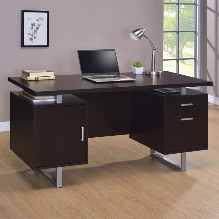 Lawtey - 2-Drawer Computer Desk - Premium Computer Desks from CoasterEveryday - Just $349! Shop now at Furniture Wholesale Plus  We are the best furniture store in Nashville, Hendersonville, Goodlettsville, Madison, Antioch, Mount Juliet, Lebanon, Gallatin, Springfield, Murfreesboro, Franklin, Brentwood